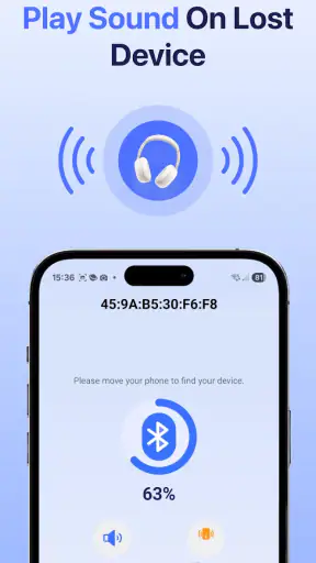 Bluetooth BLE Device Finder screenshot
