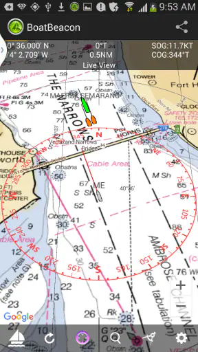 Boat Beacon - AIS Navigation screenshot