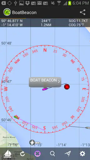Boat Beacon - AIS Navigation screenshot