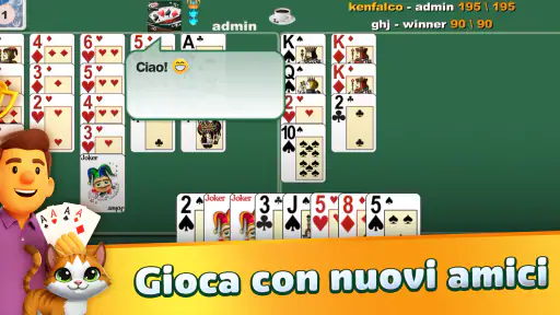 Burraco e Pinelle Online screenshot