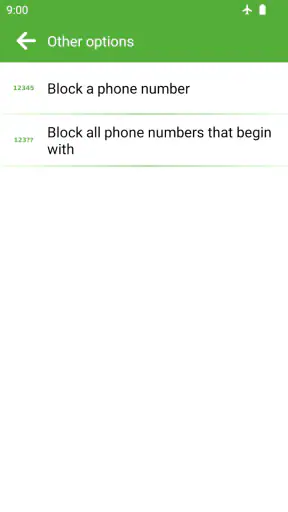Call Blocker and SMS Blocker screenshot