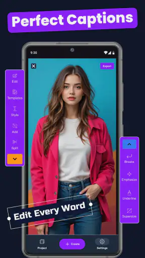 Captions AI - כתוביות לסרטונים screenshot