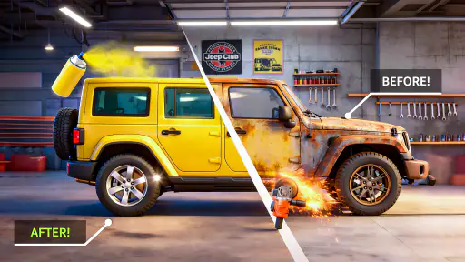 Car Wash ASMR Repair Game screenshot