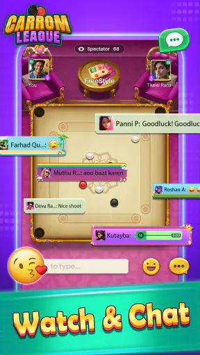 Carrom League: Friends Online screenshot