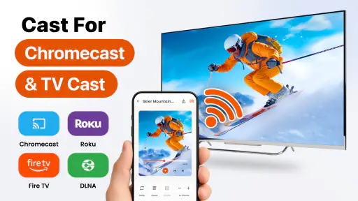 Cast to Chromecast, Roku, & TV screenshot