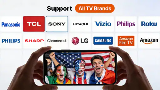 Cast to Chromecast, Roku, & TV screenshot