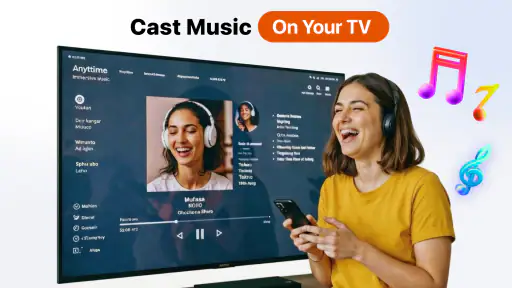 Cast to Chromecast, Roku, & TV screenshot