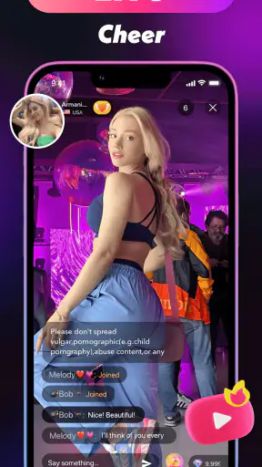 ChatWink：Live Dance Video Chat screenshot