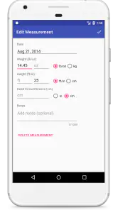 Child Growth Tracker screenshot