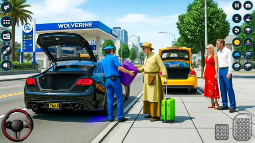 City Taxi Driving Car Games 3D screenshot