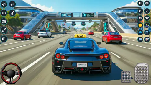 City Taxi Driving Car Games 3D screenshot