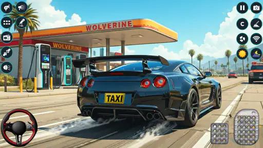 City Taxi Driving Car Games 3D screenshot