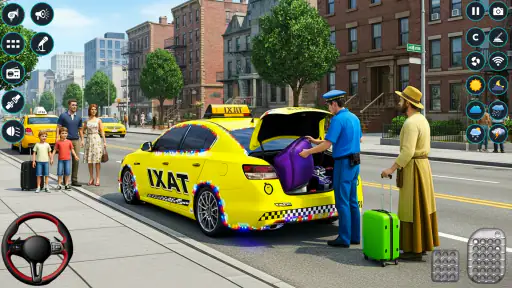 City Taxi Driving Car Games 3D screenshot