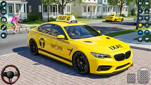 City Taxi Driving Car Games 3D screenshot