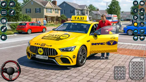 City Taxi Driving Car Games 3D screenshot