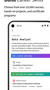 Coursera: Grow your career screenshot