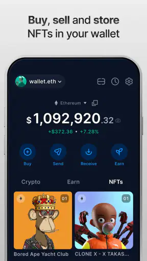 Crypto.com: Onchain Wallet screenshot