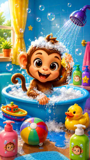Cute Monkey Daycare Adventure screenshot