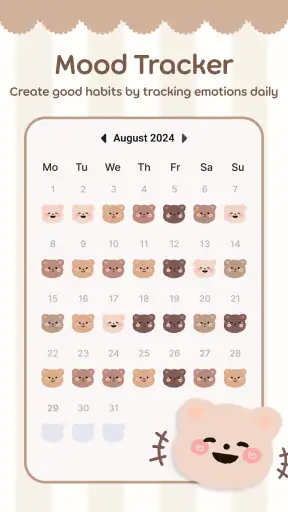 Daily Journal Mood Tracker screenshot