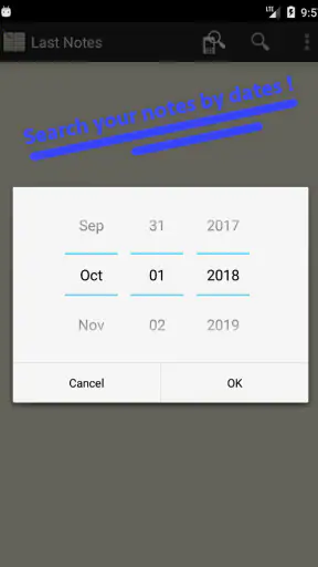 Daily Note screenshot