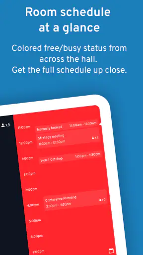 Dash - Meeting Room Display screenshot