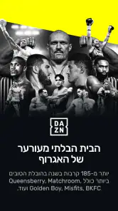 DAZN - שידורים ישירים של ספורט screenshot