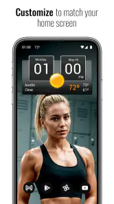 Digital Clock & World Weather screenshot