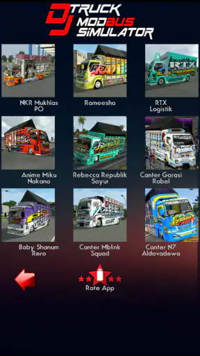 DJ Truck Mod Bus Simulator screenshot