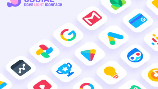 Dove Light : Icon Pack screenshot