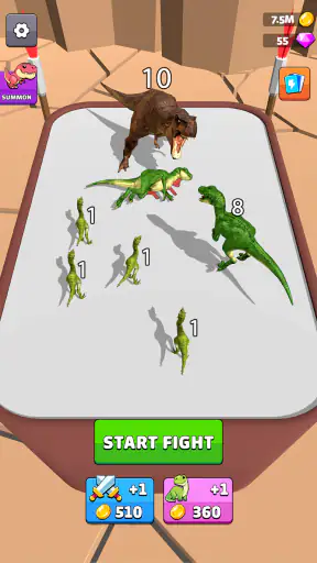 Dragons Merge: Battle games screenshot