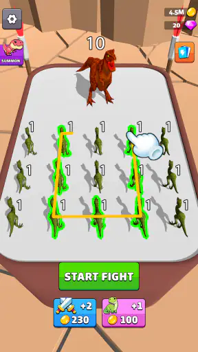 Dragons Merge: Battle games screenshot