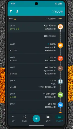 Drivvo - מנהל רכב screenshot