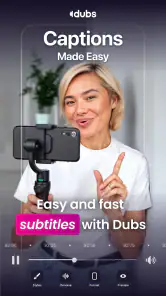 Dubs: Captions for Videos screenshot
