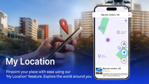 Earth Map Satellite: View screenshot