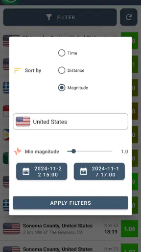 Earthquake Alerts & Tracker screenshot