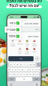Eatr・מתכנן ארוחות AI·דיאטה screenshot