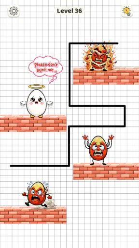 Eggs Smash Puzzle: Draw Logic screenshot