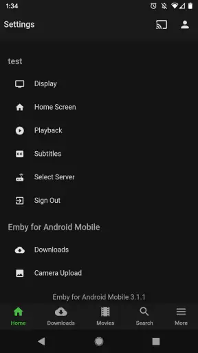 Emby for Android screenshot
