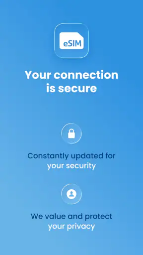 eSim Prepaid Mobile Travel App screenshot