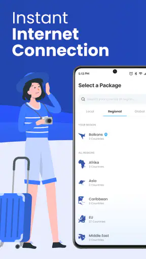 eSIM: Travel SIM & Data Plan screenshot