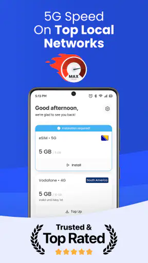 eSIM: Travel SIM & Data Plan screenshot