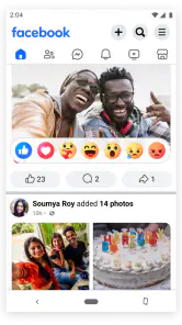 Facebook Lite screenshot