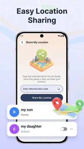 Family GPS screenshot
