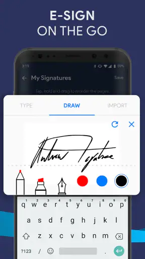 Fill and Sign Easy PDF Editor screenshot