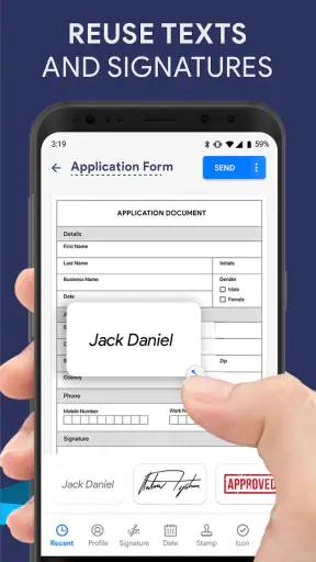 Fill and Sign Easy PDF Editor screenshot