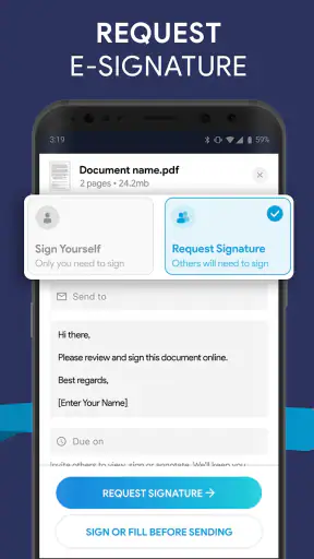 Fill and Sign Easy PDF Editor screenshot