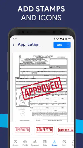 Fill and Sign Easy PDF Editor screenshot
