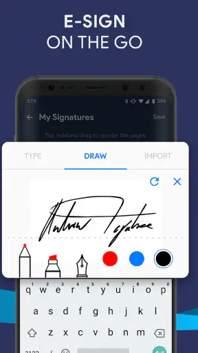 Fill and Sign Easy PDF Editor screenshot
