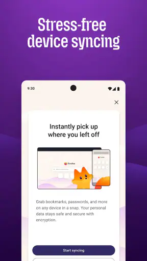 Firefox Fast & Private Browser screenshot
