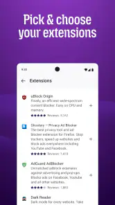 Firefox Fast & Private Browser screenshot